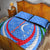 Uzbekistan Quilt Bed Set with Crescent Star and Ornamental Swirl Design - Wonder Print Shop