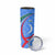 Uzbekistan Skinny Tumbler with Crescent Star and Ornamental Swirl Design - Wonder Print Shop
