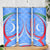 Uzbekistan Skinny Tumbler with Crescent Star and Ornamental Swirl Design - Wonder Print Shop