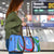 Uzbekistan Travel Bag with Crescent Star and Ornamental Swirl Design - Wonder Print Shop