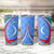 Uzbekistan Tumbler Cup with Crescent Star and Ornamental Swirl Design - Wonder Print Shop