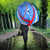 Uzbekistan Umbrella with Crescent Star and Ornamental Swirl Design - Wonder Print Shop