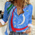 Uzbekistan Women Casual Shirt with Crescent Star and Ornamental Swirl Design - Wonder Print Shop