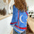 Uzbekistan Women Casual Shirt with Crescent Star and Ornamental Swirl Design - Wonder Print Shop