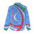 Uzbekistan Women Casual Shirt with Crescent Star and Ornamental Swirl Design - Wonder Print Shop