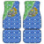 Uzbekistan Car Mats with Ikat Pattern and National Coat of Arms Design - Wonder Print Shop