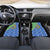Uzbekistan Car Mats with Ikat Pattern and National Coat of Arms Design - Wonder Print Shop