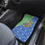 Uzbekistan Car Mats with Ikat Pattern and National Coat of Arms Design - Wonder Print Shop