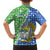 Uzbekistan Family Matching Summer Maxi Dress and Hawaiian Shirt with Ikat Pattern and National Coat of Arms Design - Wonder Print Shop
