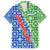 Uzbekistan Family Matching Summer Maxi Dress and Hawaiian Shirt with Ikat Pattern and National Coat of Arms Design - Wonder Print Shop