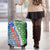 Uzbekistan Luggage Cover with Ikat Pattern and National Coat of Arms Design - Wonder Print Shop