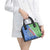 Uzbekistan Shoulder Handbag with Ikat Pattern and National Coat of Arms Design - Wonder Print Shop