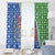 Uzbekistan Window Curtain with Ikat Pattern and National Coat of Arms Design - Wonder Print Shop