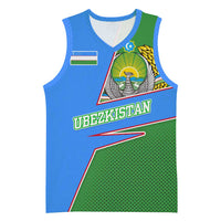 Uzbekistan Basketball Jersey with National Coat of Arms and Modern Gradient Design - Wonder Print Shop