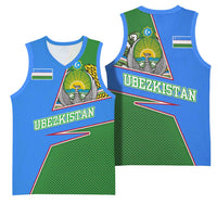 Uzbekistan Basketball Jersey with National Coat of Arms and Modern Gradient Design - Wonder Print Shop