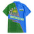 Uzbekistan Family Matching Summer Maxi Dress and Hawaiian Shirt with National Coat of Arms and Modern Gradient Design - Wonder Print Shop
