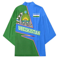 Uzbekistan Kimono with National Coat of Arms and Modern Gradient Design - Wonder Print Shop