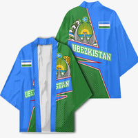 Uzbekistan Kimono with National Coat of Arms and Modern Gradient Design - Wonder Print Shop
