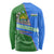 Uzbekistan Long Sleeve Shirt with National Coat of Arms and Modern Gradient Design - Wonder Print Shop