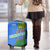 Uzbekistan Luggage Cover with National Coat of Arms and Modern Gradient Design - Wonder Print Shop