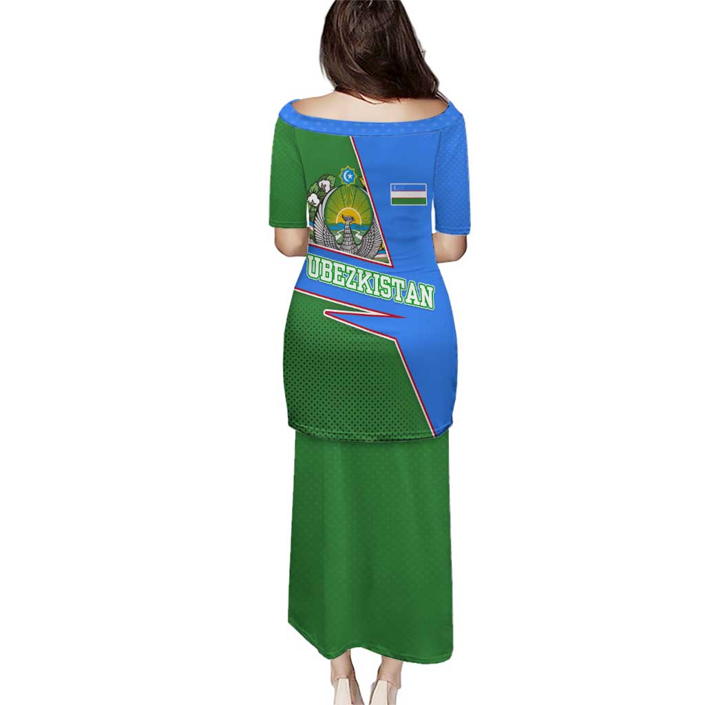 Uzbekistan Puletasi with National Coat of Arms and Modern Gradient Design - Wonder Print Shop