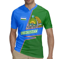 Uzbekistan Rugby Jersey with National Coat of Arms and Modern Gradient Design - Wonder Print Shop