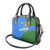 Uzbekistan Shoulder Handbag with National Coat of Arms and Modern Gradient Design - Wonder Print Shop