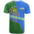 Uzbekistan T Shirt with National Coat of Arms and Modern Gradient Design - Wonder Print Shop