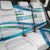 Uzbekistan Back Car Seat Cover with Ribbon Wave Design - Wonder Print Shop