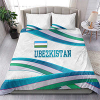 Uzbekistan Bedding Set with Ribbon Wave Design - Wonder Print Shop