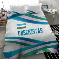 Uzbekistan Bedding Set with Ribbon Wave Design - Wonder Print Shop