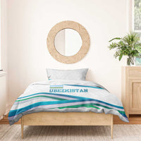 Uzbekistan Bedding Set with Ribbon Wave Design - Wonder Print Shop