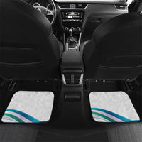 Uzbekistan Car Mats with Ribbon Wave Design - Wonder Print Shop