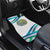 Uzbekistan Car Mats with Ribbon Wave Design - Wonder Print Shop