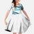 Uzbekistan Family Matching Summer Maxi Dress and Hawaiian Shirt with Ribbon Wave Design - Wonder Print Shop