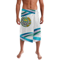 Uzbekistan Lavalava with Ribbon Wave Design - Wonder Print Shop