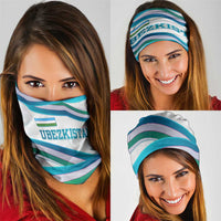 Uzbekistan Neck Gaiter with Ribbon Wave Design TS04