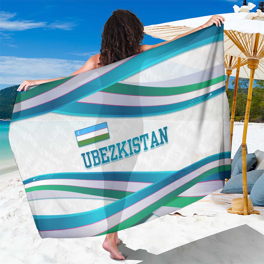 Uzbekistan Sarong with Ribbon Wave Design - Wonder Print Shop
