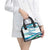 Uzbekistan Shoulder Handbag with Ribbon Wave Design - Wonder Print Shop