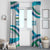 Uzbekistan Window Curtain with Ribbon Wave Design - Wonder Print Shop