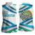 Uzbekistan Women Sleeveless Polo Shirt with Ribbon Wave Design - Wonder Print Shop