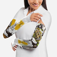 Leopard Gecko Arm Sleeves Tiny Dinosaur Department Funny Pest Control Graffiti