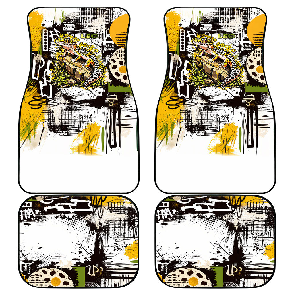 Leopard Gecko Car Mats Tiny Dinosaur Department Funny Pest Control Graffiti