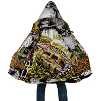 Leopard Gecko Cloak Tiny Dinosaur Department Funny Pest Control Graffiti