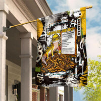 Leopard Gecko Garden Flag Tiny Dinosaur Department Funny Pest Control Graffiti