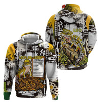Leopard Gecko Hoodie Tiny Dinosaur Department Funny Pest Control Graffiti
