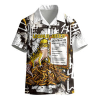 Leopard Gecko Kid Hawaiian Shirt Tiny Dinosaur Department Funny Pest Control Graffiti