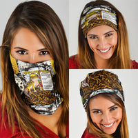 Leopard Gecko Neck Gaiter Tiny Dinosaur Department Funny Pest Control Graffiti