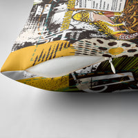 Leopard Gecko Pillow Cover Tiny Dinosaur Department Funny Pest Control Graffiti