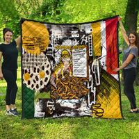 Leopard Gecko Quilt Tiny Dinosaur Department Funny Pest Control Graffiti